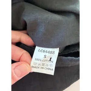 Black Cotton Short Sleeve Button Front Utility Romper LC64488 Small thumbnail 2