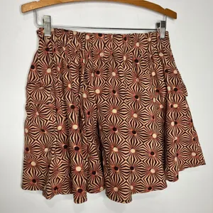 Free People so much sun mini skirt brown‎ cargo pockets women's size small boho thumbnail 7