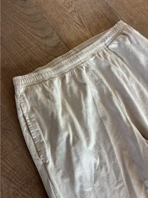 skims cream ivory casual wide leg pants thumbnail 2