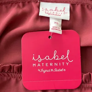 Isabel Babydoll Maternity Top Size XS NWT thumbnail 3