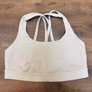 Lululemon Free To Be Bra Light Support Strappy Back Off White Size 6 thumbnail 1