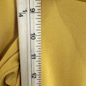 Gypsies & moondust wide leg pants womens large yellow high rise belted boho glam thumbnail 3