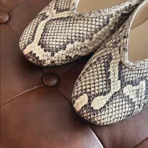 Marc Fisher Women's Snake-Print Ballet Flats - Neutral thumbnail 2