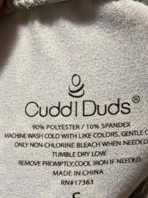 Cuddl Duds Grey Fair Isle Pajama Set thumbnail 3