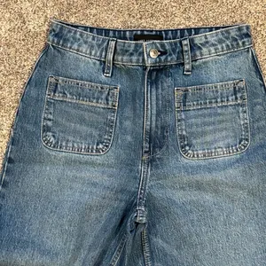 Free Assembly Women's High-Rise Wide-Leg Jeans with Patch Pockets thumbnail 10