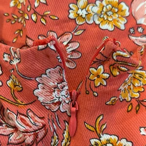 HERE COMES THE SUN Women’s Floral Orange Maxi Dress With Spaghetti Straps Size M thumbnail 6