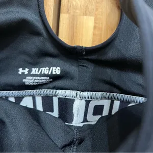 Under Armour Black Sports Bra Size XL Crossback Logo Band thumbnail 2
