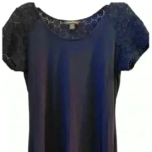 Tommy Bahama Women's Navy Blue Lace Dress‎ Swim Coverup Size Small thumbnail 2
