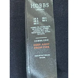 Hobbs London Black Glitter Star Crewneck Sweater Pullover Size Small Metallic thumbnail 7