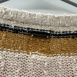 Billabong Easy Going Multicolor Chunky Knit Long Sleeve‎ Cropped Sweater Sz XS thumbnail 7