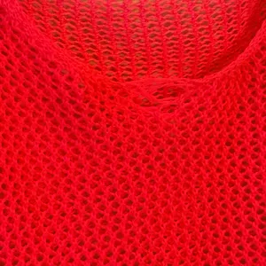Women’s Crochet Hallowed Out Pink Sweater/ Cover Up Size Small thumbnail 4