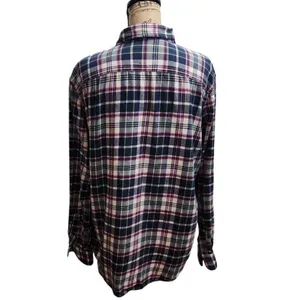 Amercan Eagle‎ Flannel Shirt Plaid Long Sleeve Button Up Casual Comfort Size XL thumbnail 2