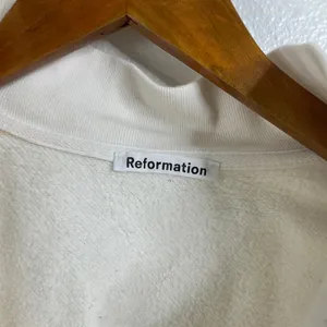 Reformation Quarter‎ Zip Cropped Sweatshirt Size Small thumbnail 3