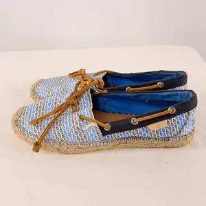 Sperry Top Sider Katana Espadrille Slip On Shoes in Blue Fish Size 6.5‎ thumbnail 3