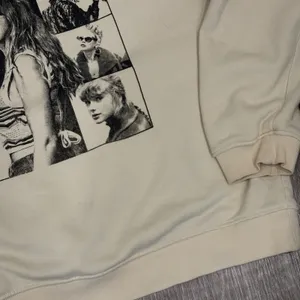 Taylor Swift The Eras Tour Beige Graphic Hoodie XL Official Merch Cream Swiftie thumbnail 10