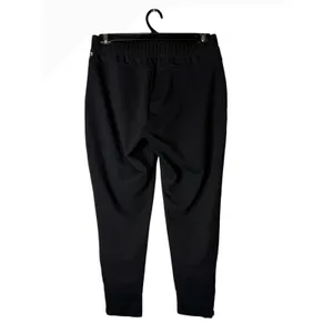 Gap‎ GapFit All Elements Fleece Joggers Women Medium Black Zip Hem Athleisure thumbnail 3