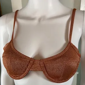 Xhilaration Shimmery balconette underwire bikini set thumbnail 2