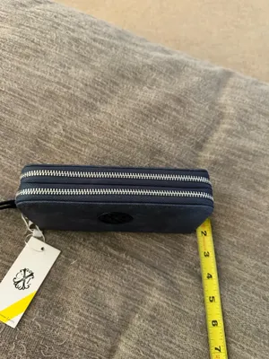 CLX by Christian Lacroix Ames denim double zipped wallet thumbnail 3
