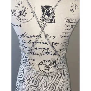 NWT Le Lis Sz Med Animal Print Razorback Sleeveless Mini Dress thumbnail 9
