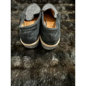 Anne Klein Women’s Black Loafers Size 9.5 stud Dorsey Slip-On Comfort Work Flats thumbnail 3
