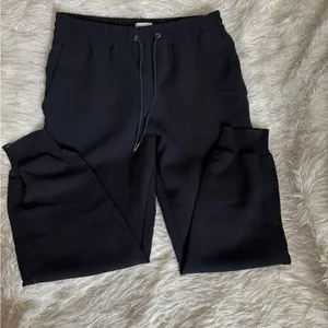Wilfred Black High Waist Track Creppe Jogger Pants Size M thumbnail 6