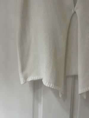 White Knit Sweater Top thumbnail 4
