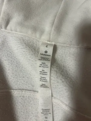 Lululemon White Zip-Up Jacket thumbnail 3