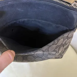 Coach Kitt Messenger Crossbody Bag Black & Signature Polished Pebble Leather thumbnail 5