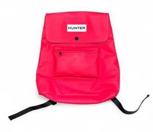 Hunter x Target Red Rubber Backpack NWT Waterproof Festival Bag Logo thumbnail 1
