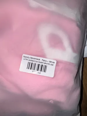 PARKE Varsity Mockneck - Fairy + White thumbnail 5