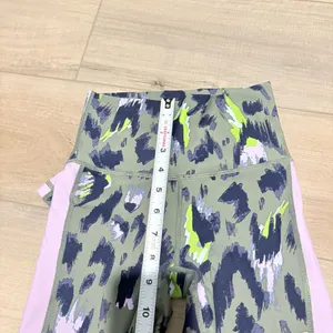 Aerie High-waisted Move 7/8‎ Leggings leopard purple green size XS thumbnail 7