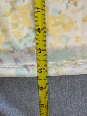 H&M Women’s XXL Yellow Floral Ruffle Midi Slip Dress Adjustable Straps thumbnail 8