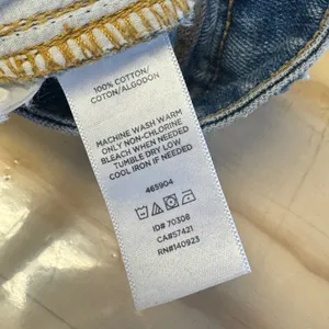 Loft Denim Mini Skirt Medium Wash Raw Frayed Hem 100% Cotton 465904 Size 12 thumbnail 6