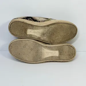 Clarks‎ Collection Womens Snake Print Espadrille Slip On Flats Brown Tan Size 7 thumbnail 5