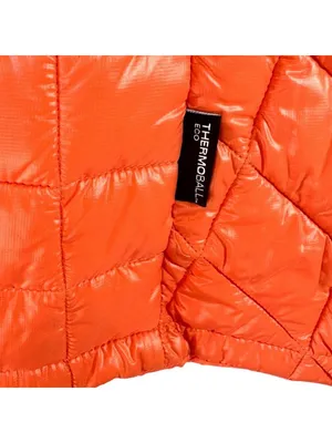 The North Face ThermoBall Eco Jacket Womens L Orange Quilted Insulated Puffer thumbnail 4