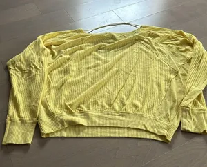 We the free free people yellow waffle long sleeve Small thumbnail 2