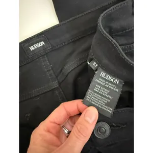Hudson Nico Mid Rise Super Skinny Jeans Black Sz33 thumbnail 6