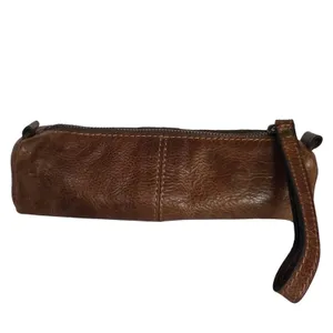 Patricia Nash Isla‎ Cosmetic Case Womens Cognac Distressed Vintage Leather Pouch thumbnail 4