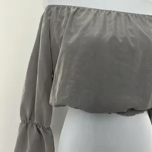 Everly Grey Off The‎ Shoulder Crop Top Sz S thumbnail 3