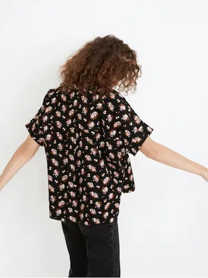 Madewell Corduroy Daily Shirt in Homestead Bouquet Floral Button Down thumbnail 3