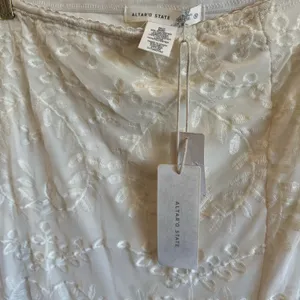 Altar’d State Embroidered Mesh Lace Maxi Skirt NWT Small thumbnail 5