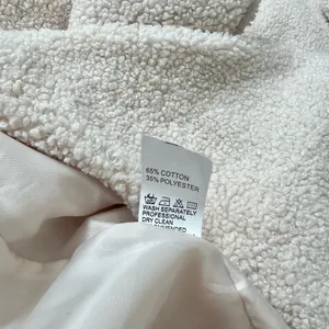 Angashion Cream Teddy Coat thumbnail 4
