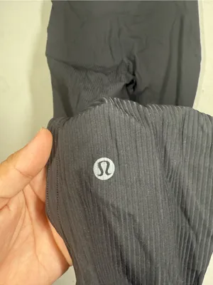 Lululemon Base Pace High Rise Tight 23" Ribbed Nulux Size 4 thumbnail 7