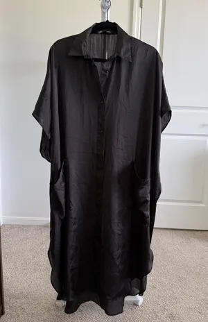 ZARA Satin Dress thumbnail 1