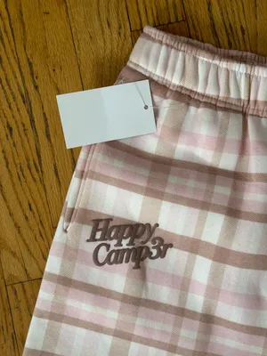 🩷 Happy Camp3r Plaid Flannel Sweatpants 🩷 BRAND NEW thumbnail 2