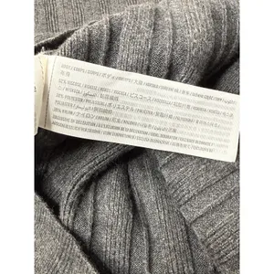 Abercrombie & Fitch Mock Neck Sweater Dress Charcoal Gray Size XL‎ Ribbed Y2K thumbnail 6