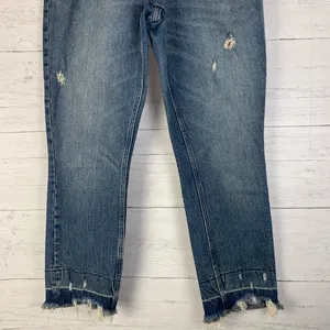 Abercrombie & Fitch Size 26/2 Curve Love The Mom Jean High Rise Distressed Ankle thumbnail 3