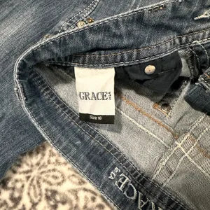 GRACE IN LA Embellished Boot Cut Jeans Size 16 thumbnail 9