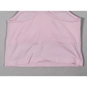 Lululemon Ebb to Street Cropped Racerback Tank Top Size 10 Pink Yoga Athletic thumbnail 10