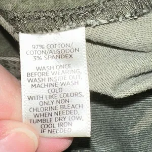 LOFT Camo Pants Petite‎ 6 Green Utility Stretch Casual Military Style thumbnail 3